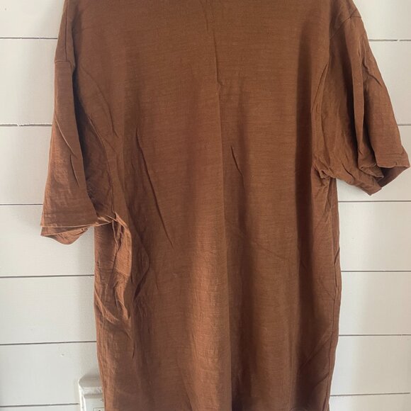Brixton Rust Colored Tee - Never Worn Like Brand New - Picture 2 of 3